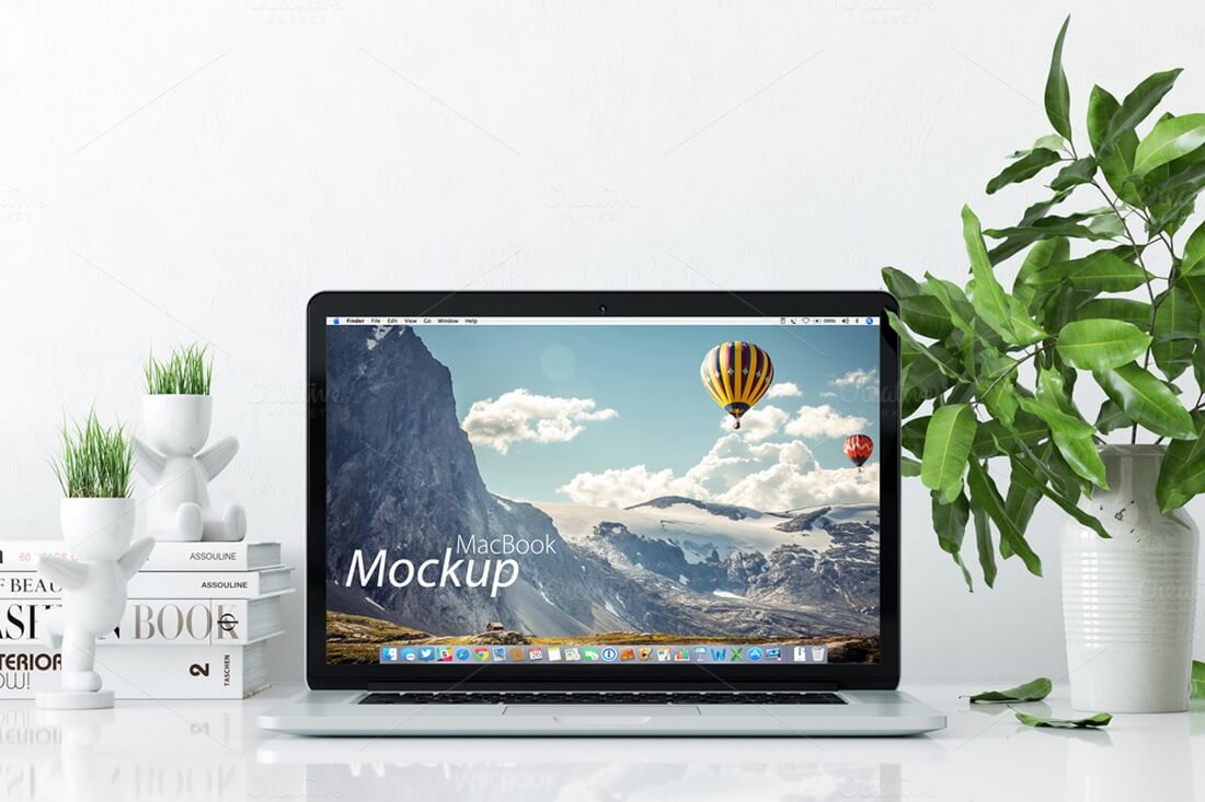 Mockup-MacBook-on-the-desk 100+ MacBook Mockup Templates (PSD & Vector) design tips 