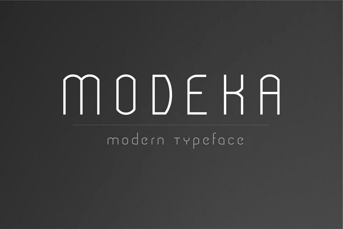 Modeka - Modern Font