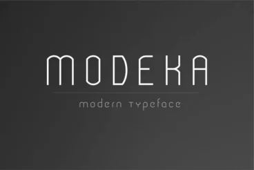 Modeka Modern Font