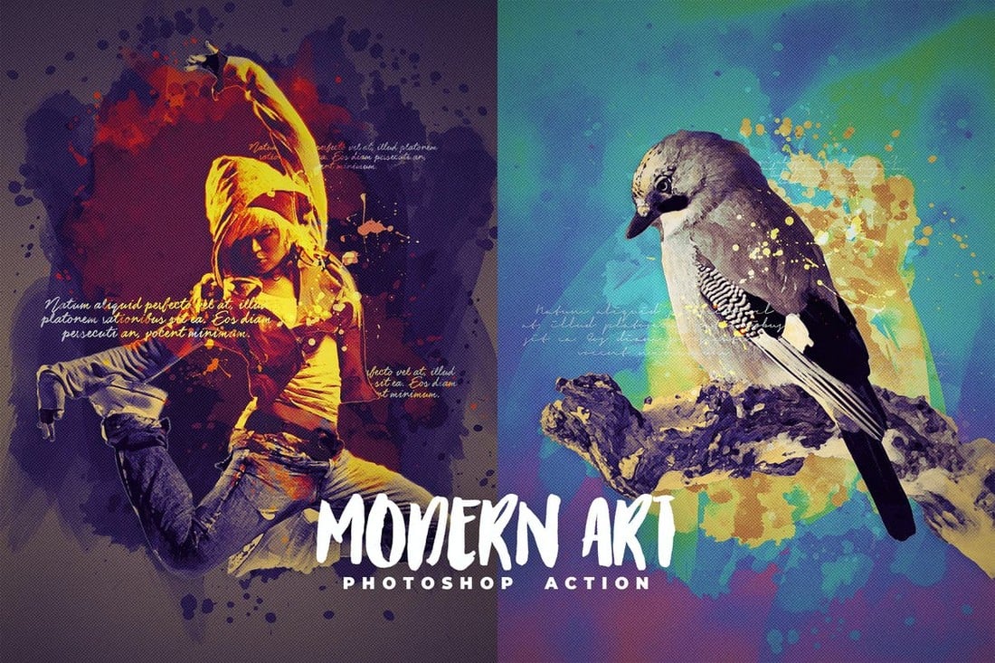 Modern-Art-Photoshop-Action 50+ Best Photoshop Actions of 2020 design tips 