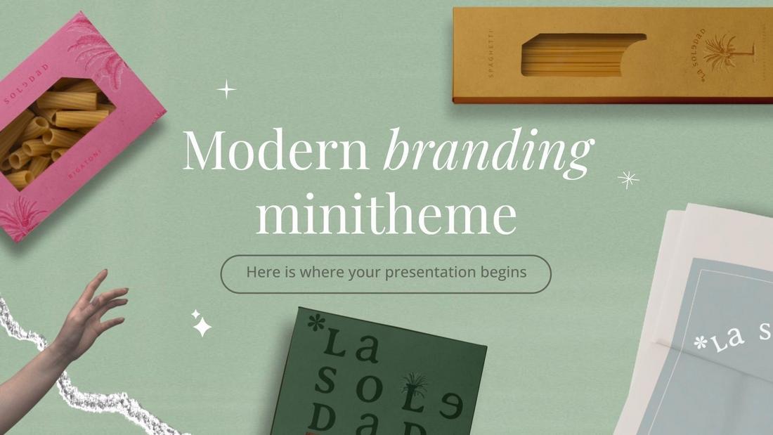 Modern Branding Free Google Slides Template