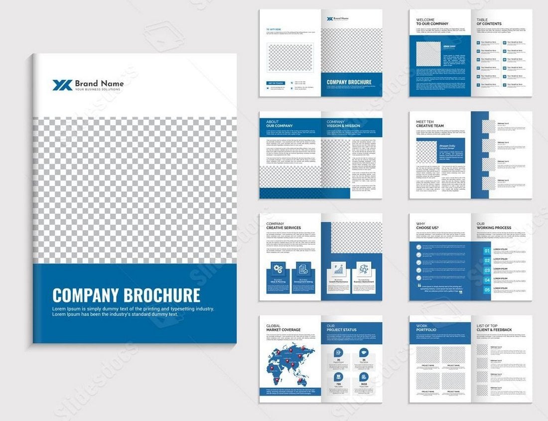 Modern Business Brochure Free Word Template