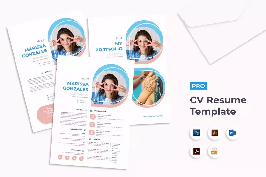 Bright Colourful CV Template Design Shack Bright Colourful CV Template Design Shack