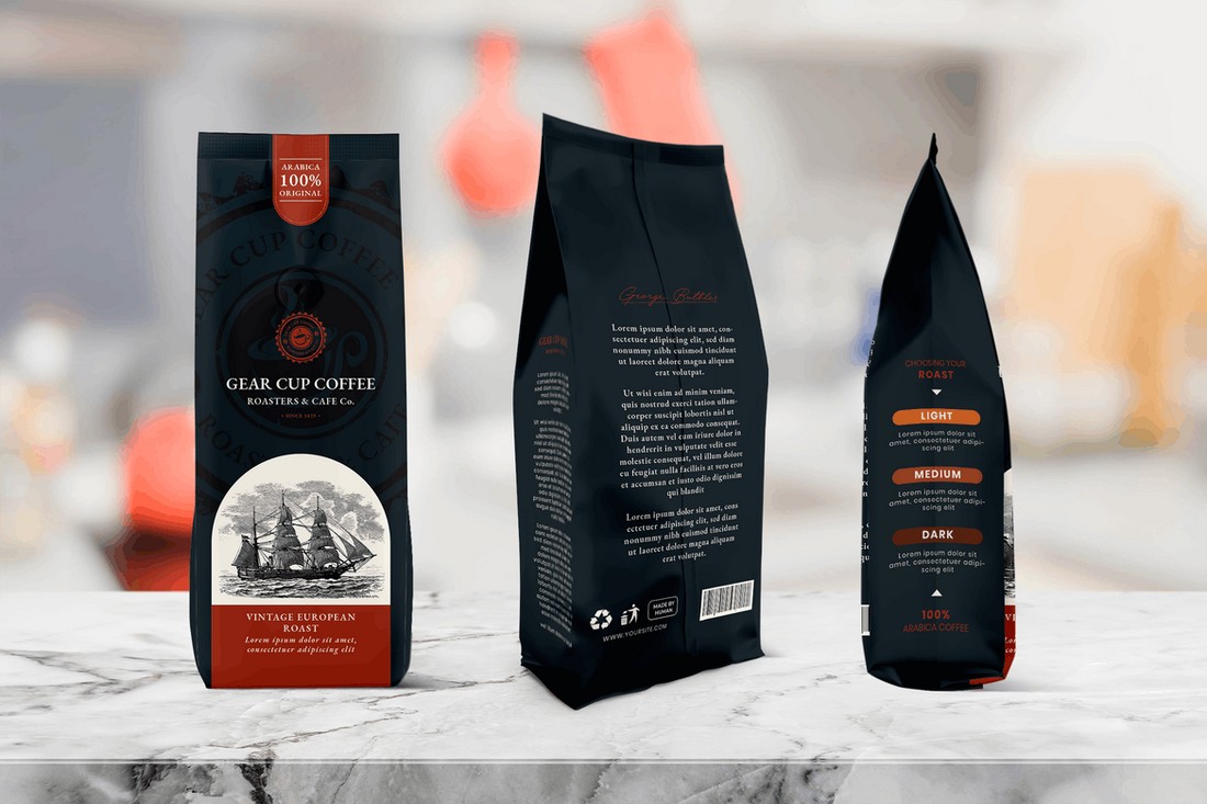 Modern-Coffee-Bag-Packaging-Template 25+ Best Food & Product Packaging Templates in 2022 design tips 