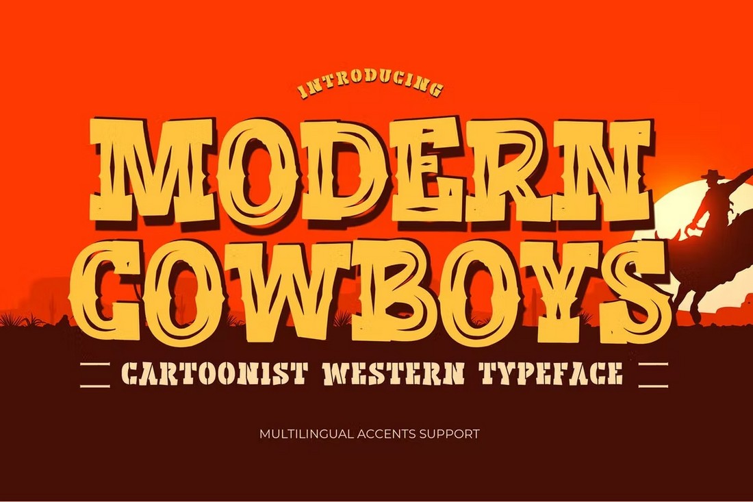 Modern Cowboys - Old West Font