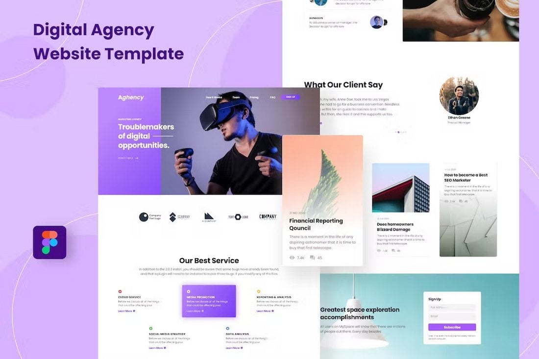 Modern-Digital-Agency-Figma-Website-Template 20+ Best Figma Website Templates (For Web Projects) 2022 design tips  