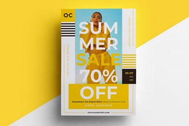 indesign flyer template free