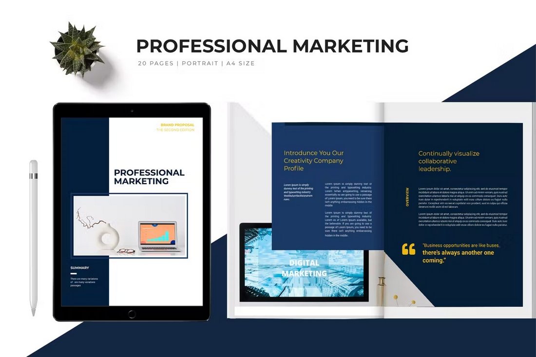 Modern-Marketing-Proposal-Template 20+ Digital Marketing, Social & SEO Proposal Templates 2022 design tips 