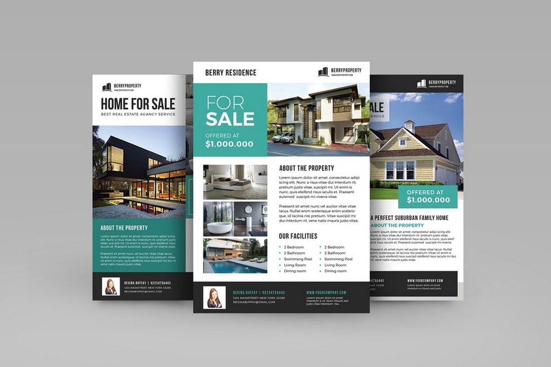 Modern Real-Estate Flyer Template