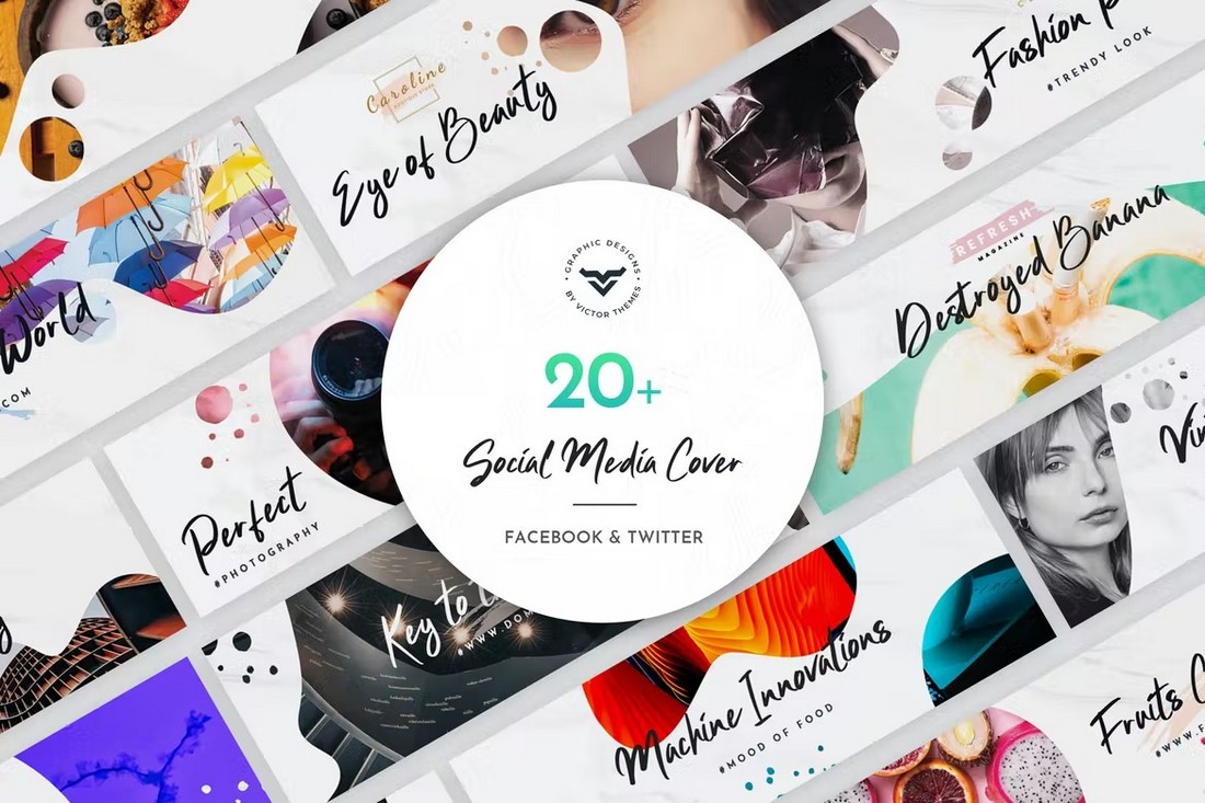 Modern-Social-Media-Cover-Templates-Pack 20+ Best Twitter Header Templates for 2022 design tips 