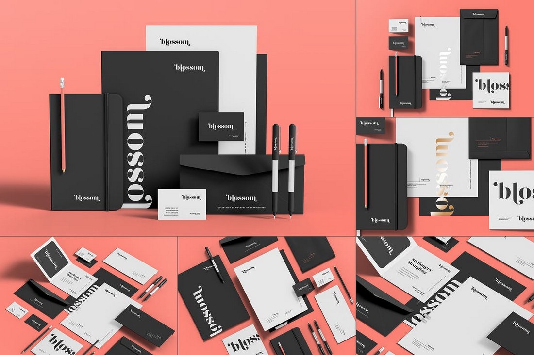 Modern Stationery & Branding Mockup Templates