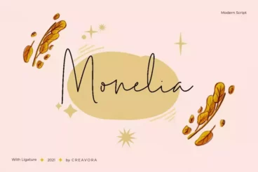 Monelia Cute Handwriting Script Font