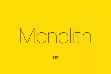 Monolith – Minimal Sans Font