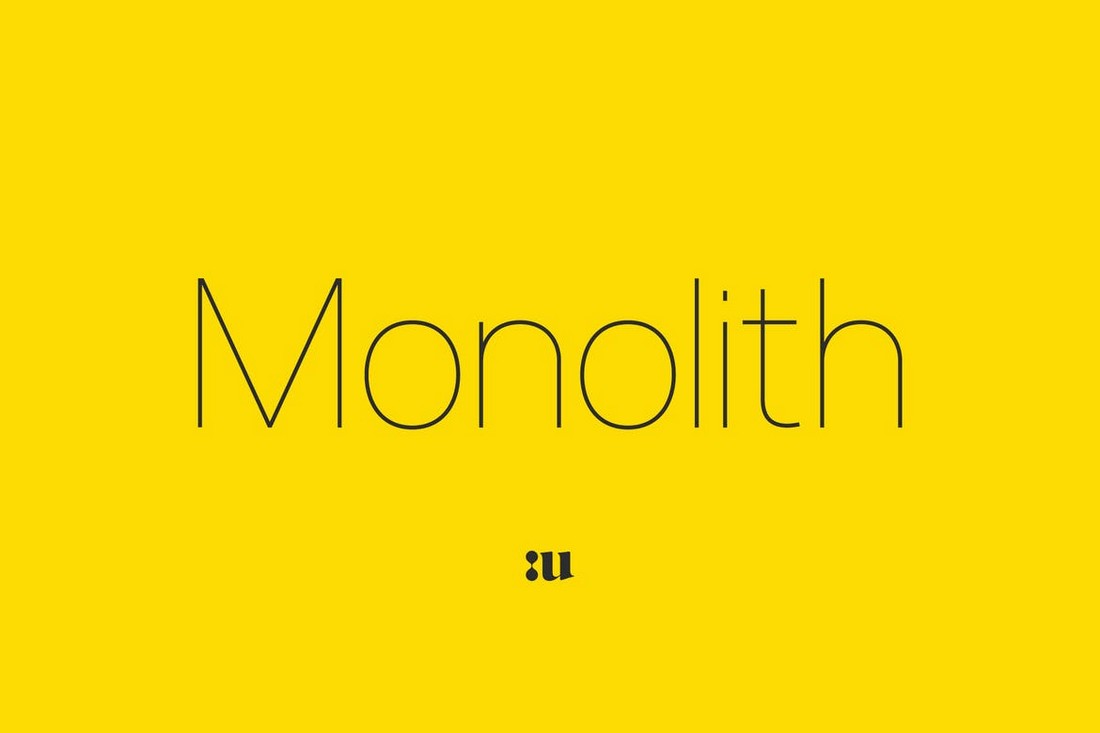 Monolith - Sans Family