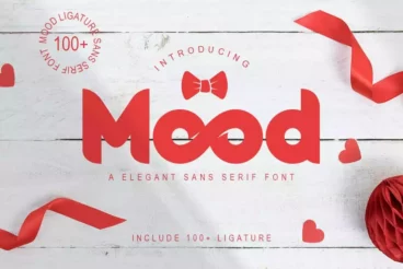 Mood Elegant Chunky Font