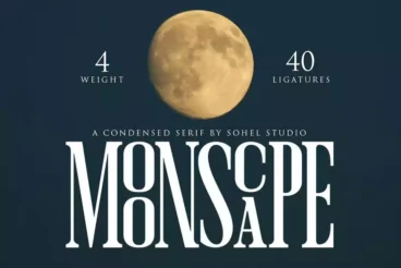 Moonscape Unique Condensed Font