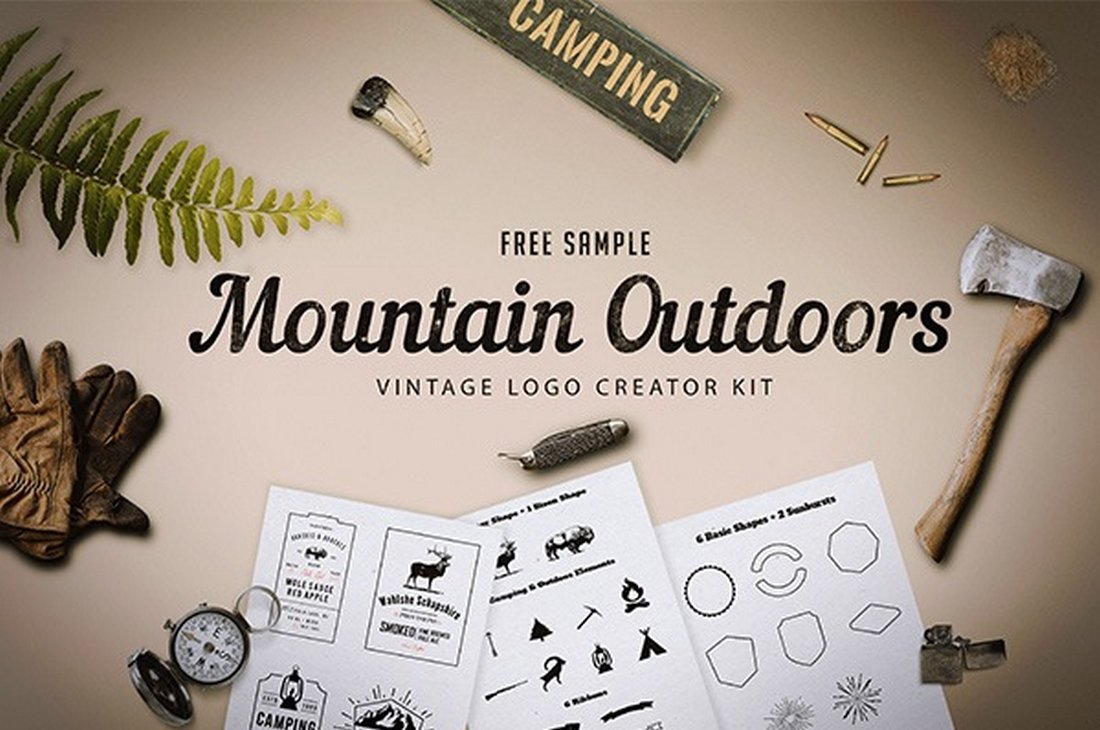 Mountain Outdoor Free Logo Kit