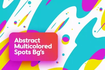 Multicolored Spots Rainbow Backgrounds