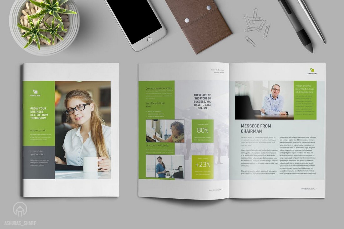 Multipurpose-Annual-Report-Template-1 50+ Annual Report Templates (Word & InDesign) 2021 design tips 