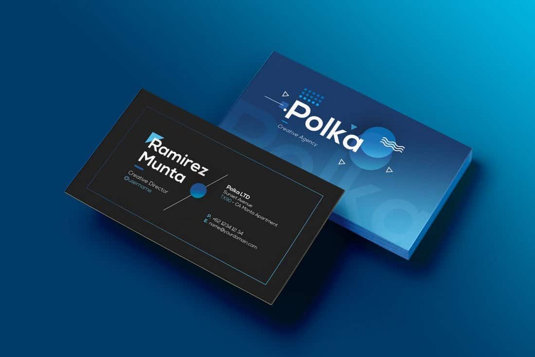 Top 10 Corporate Business Cards Design • PSD design