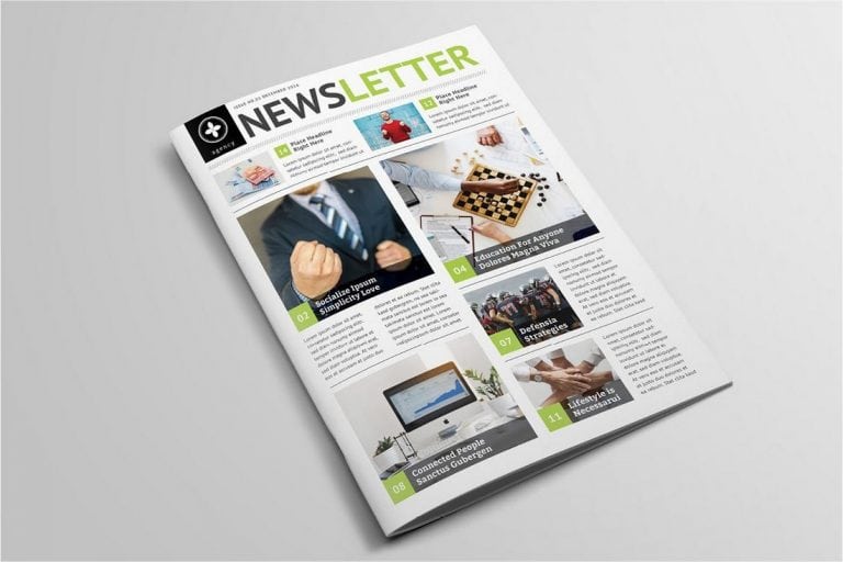 25+ Best InDesign Newsletter Templates (Free &amp; Premium) | Design Shack