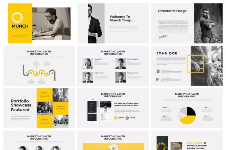 View Information about Munch Keynote Template