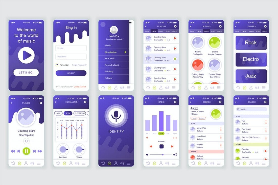 User Interface Design Examples