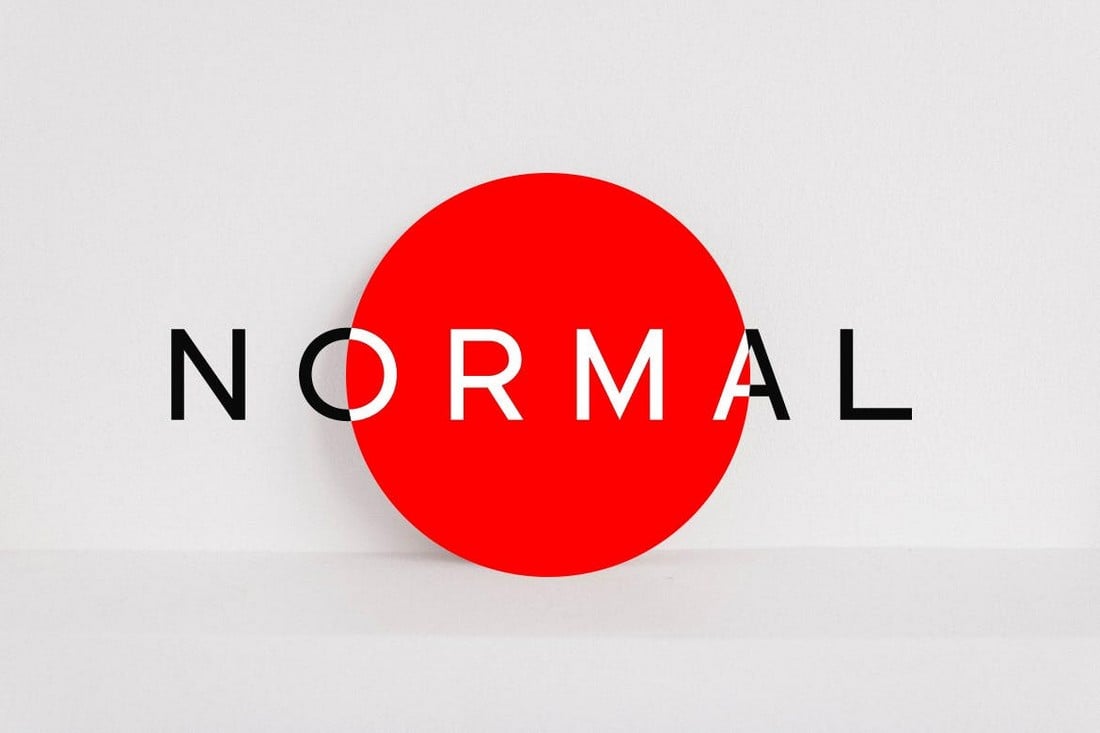 NORMAL - Fonte mínima sem serifa