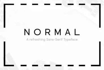 Second alternate image for NORMAL Minimal Sans Serif Font