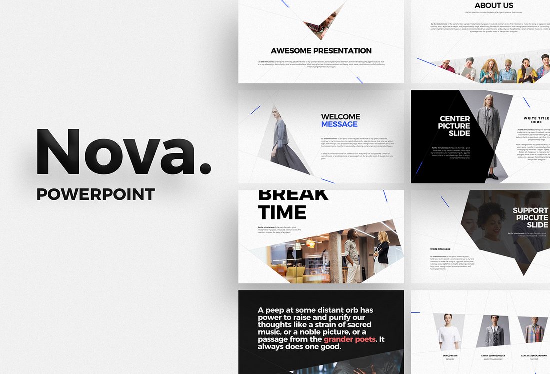 NOVA - Free Presentation Template