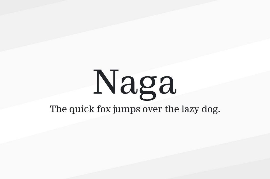 Naga - Free Professional Serif Font