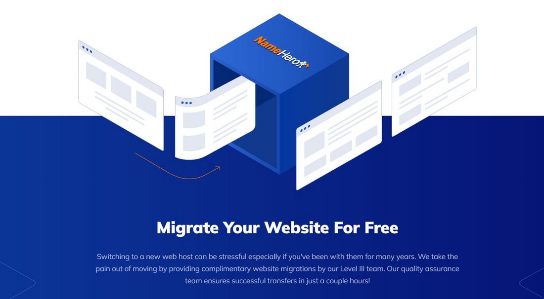 NameHero free migration