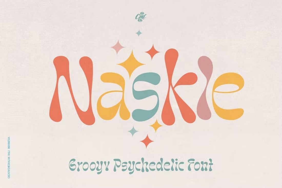 Naskle-Groovy-Retro-80s-Font 20+ Best Retro 80’s Fonts (Classic Retro 80’s Typography) design tips