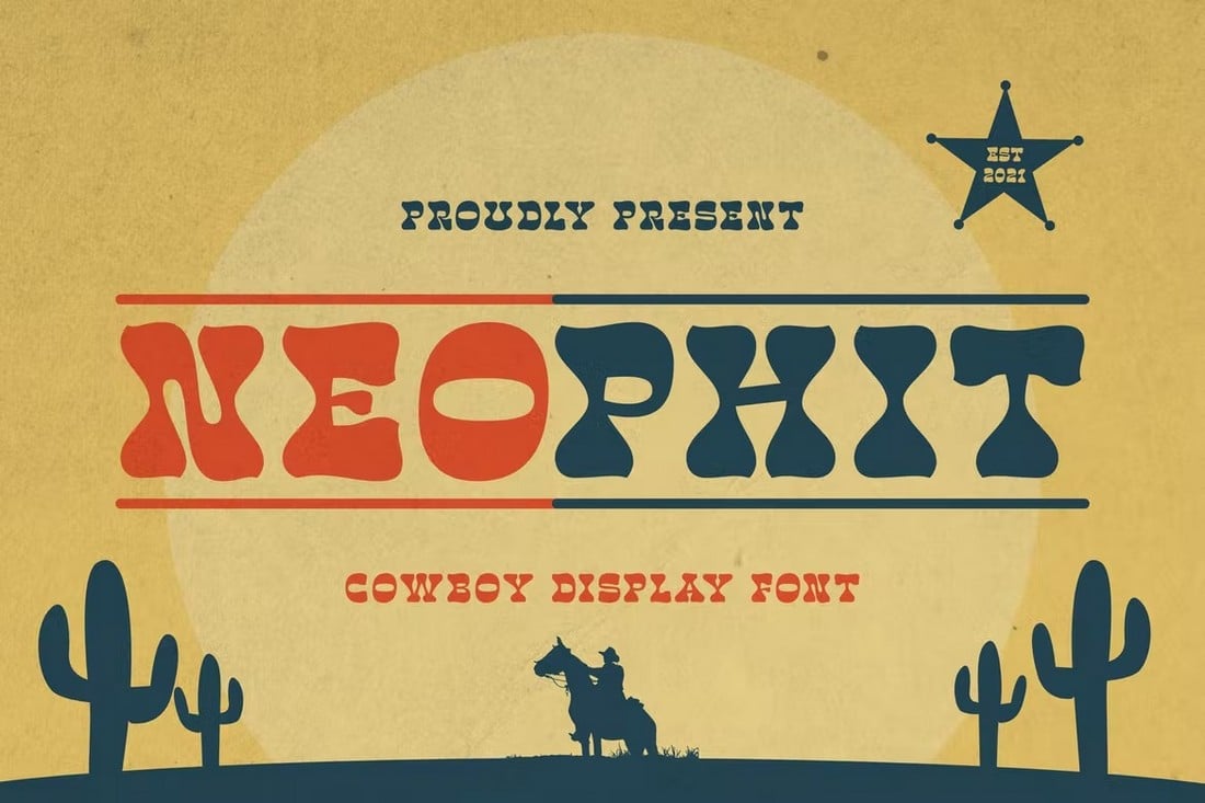 Neophit-Creative-Cowboy-Font 20+ Best Western Fonts (Old Western and Cowboy Typography) design tips