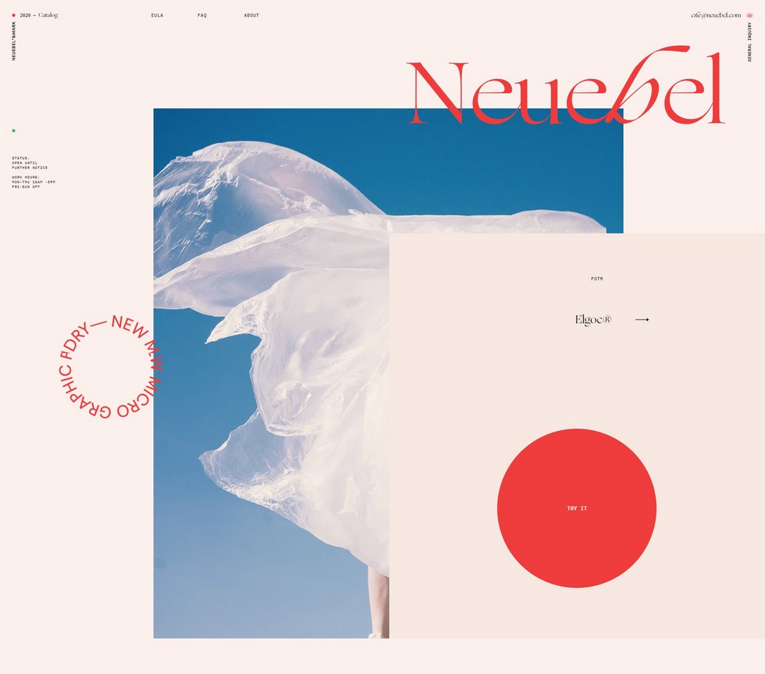 NeuebelMark 10 Best Graphic Design Portfolio Examples + Templates design tips 