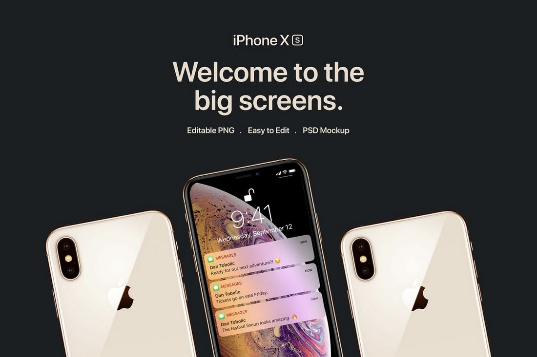 New iPhone XS Mockup