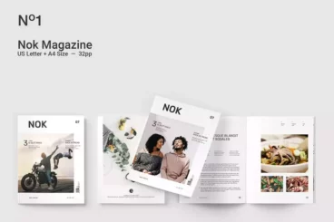 Nok Magazine Magazine Template