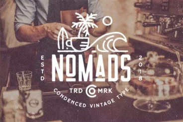 Nomads the Farmer Original Typeface