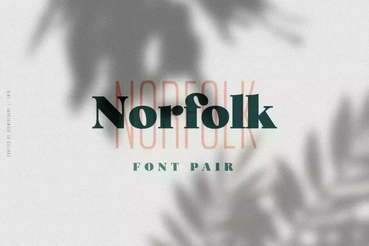 View Information about Norfolk Creative Font Pair