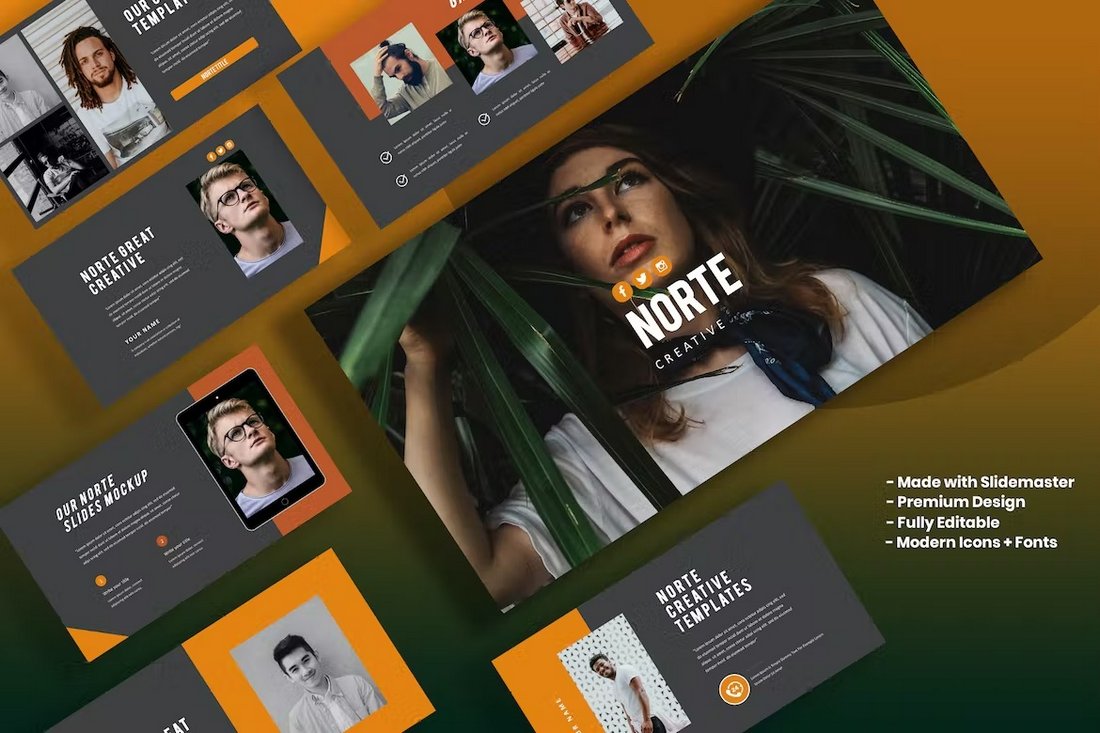 Norte - Modern Animated Keynote Template