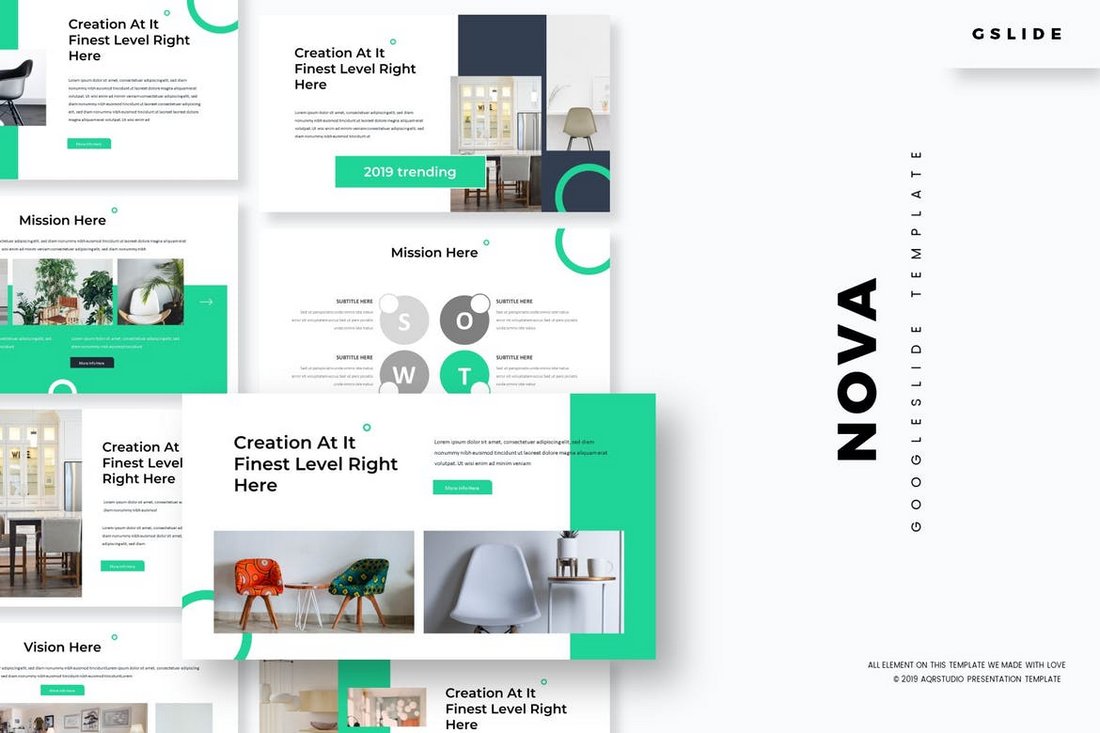 Nova - Modern Google Slides Template