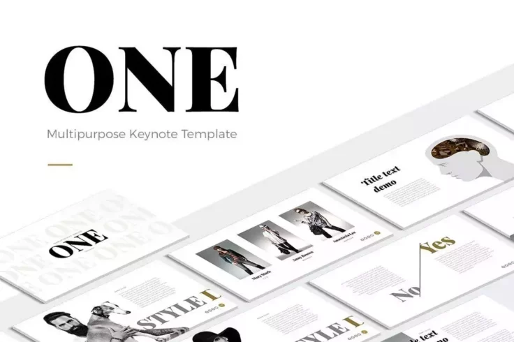 View Information about ONE Modern Keynote Template