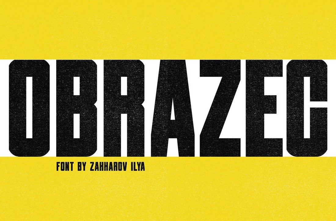 Obrazec-Free-Industrial-Poster-Font 30+ Best Fonts for Posters design tips 