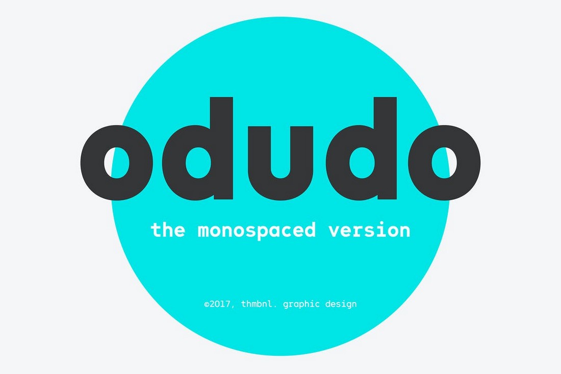 Odudo-Mono 10+ Professional Monospaced Fonts for Designers design tips 