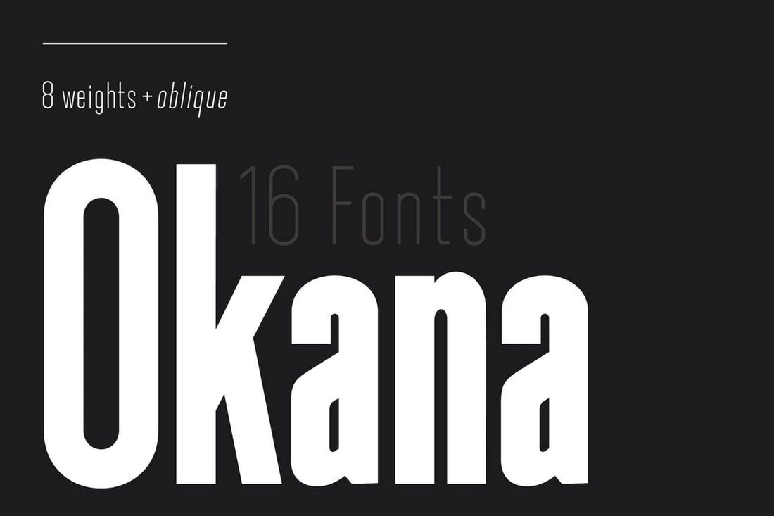 Okana - Sans Serif Font Family