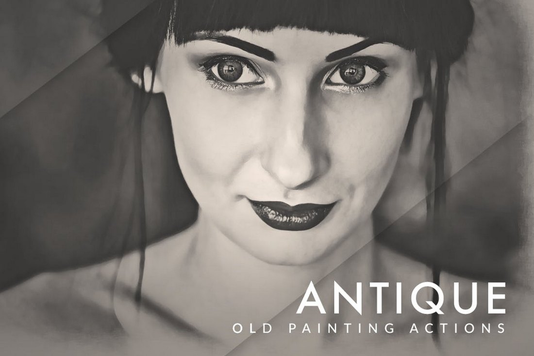 Old-Painting-FX-Photoshop-Actions 20+ Best Vintage & Retro Photoshop Actions design tips 