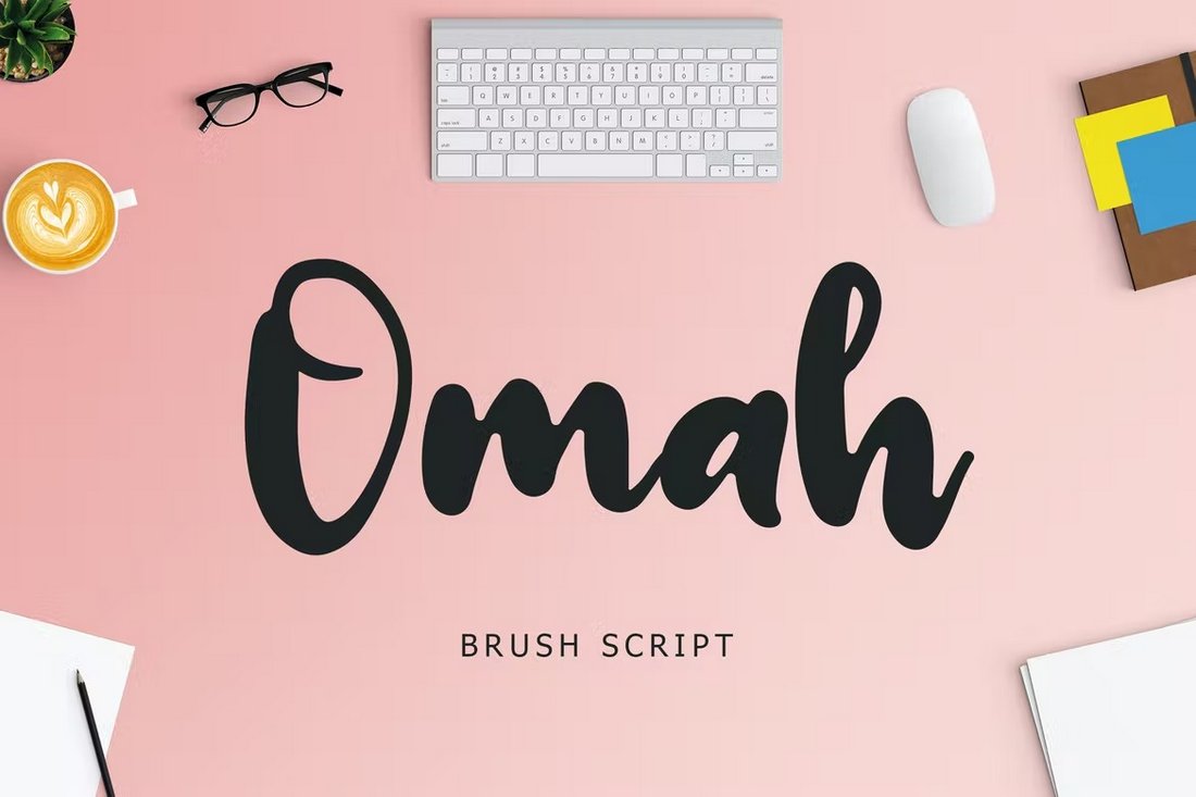 Omah Brush Script Font