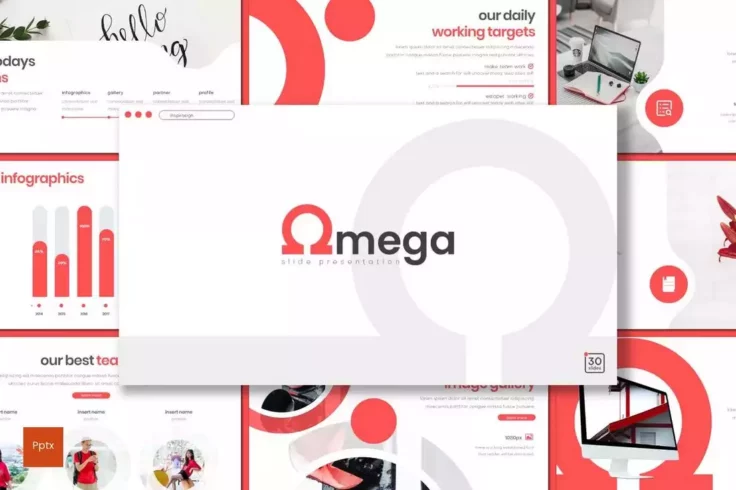 View Information about Omega Creative Minimal PowerPoint Template