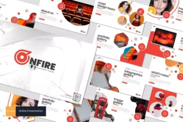 Onfire Modern Google Slides Template