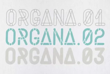 First alternate image for Organa Caps Font Family